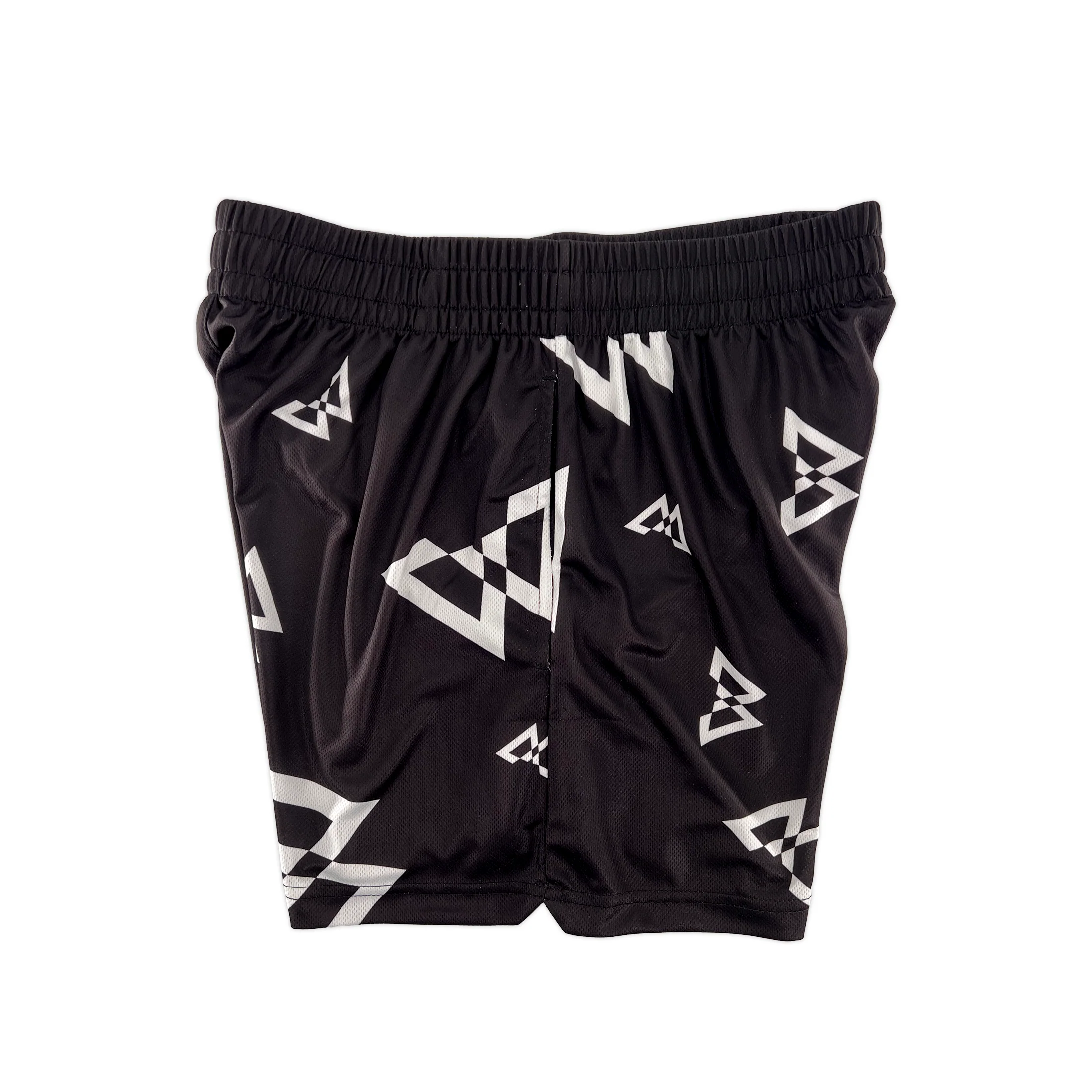 Beastmode Canvas Print Shorts (Black/White) - Image 3