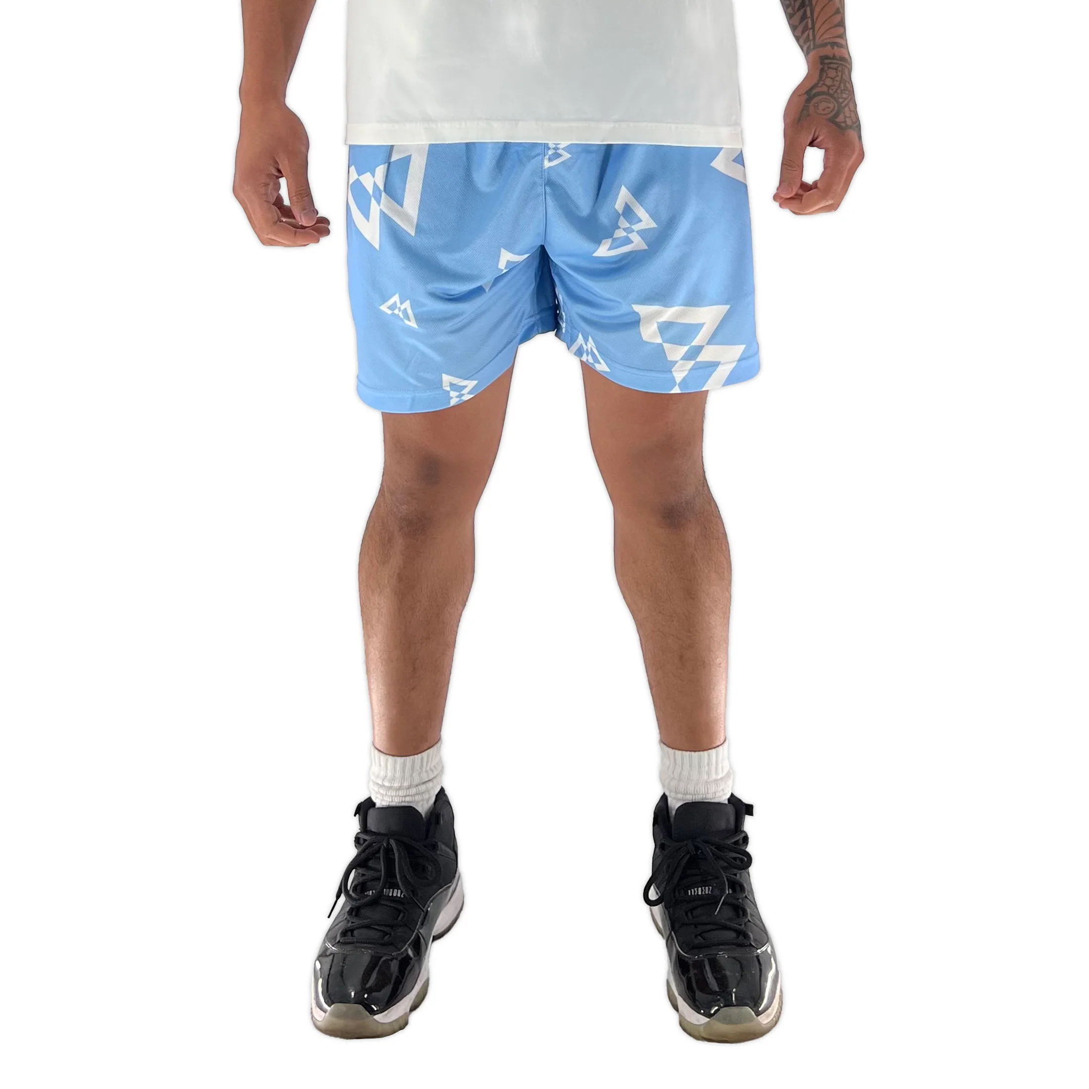 Beastmode Canvas Print Shorts (Carolina/White) - Image 5