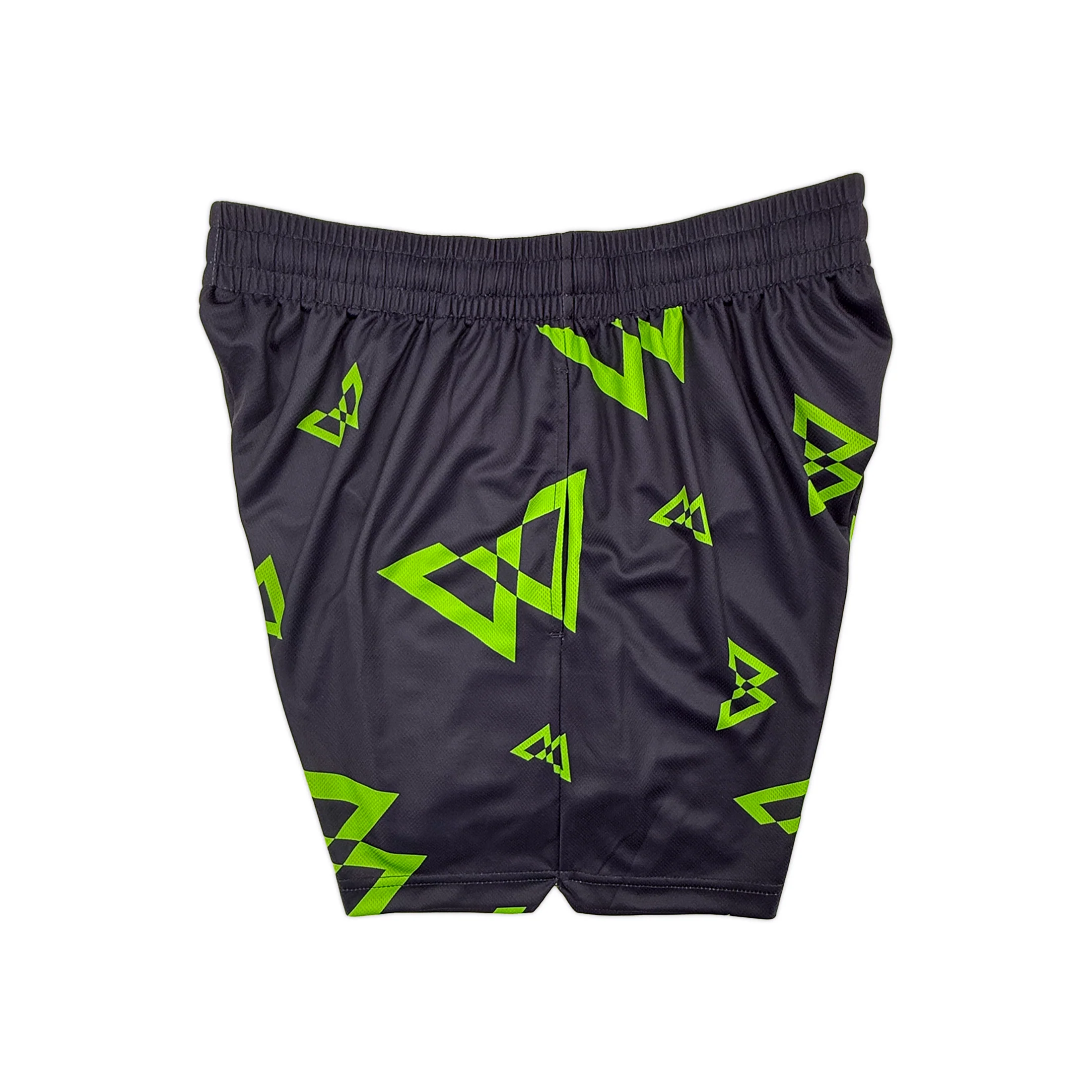 Beastmode Canvas Print Shorts (Navy/Green) - Image 3