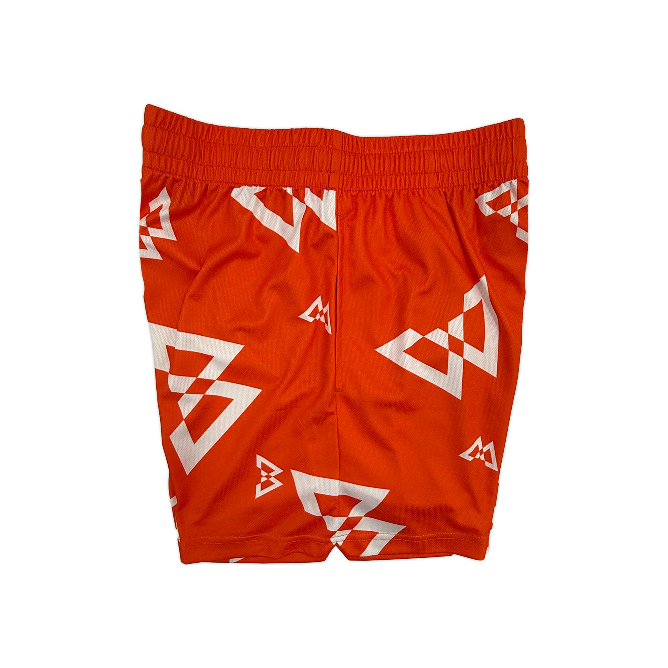 Beastmode Canvas Print Shorts (Orange/White) - Image 4
