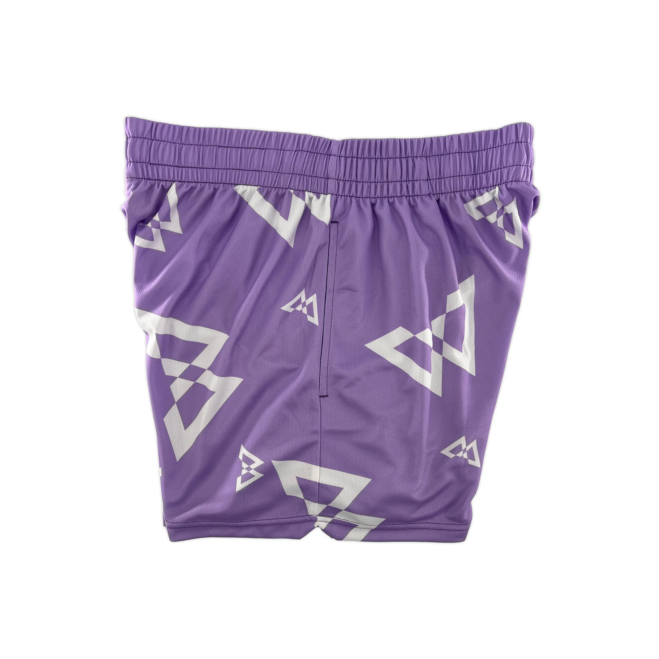 Beastmode Canvas Print Shorts (Violet/White) - Image 4