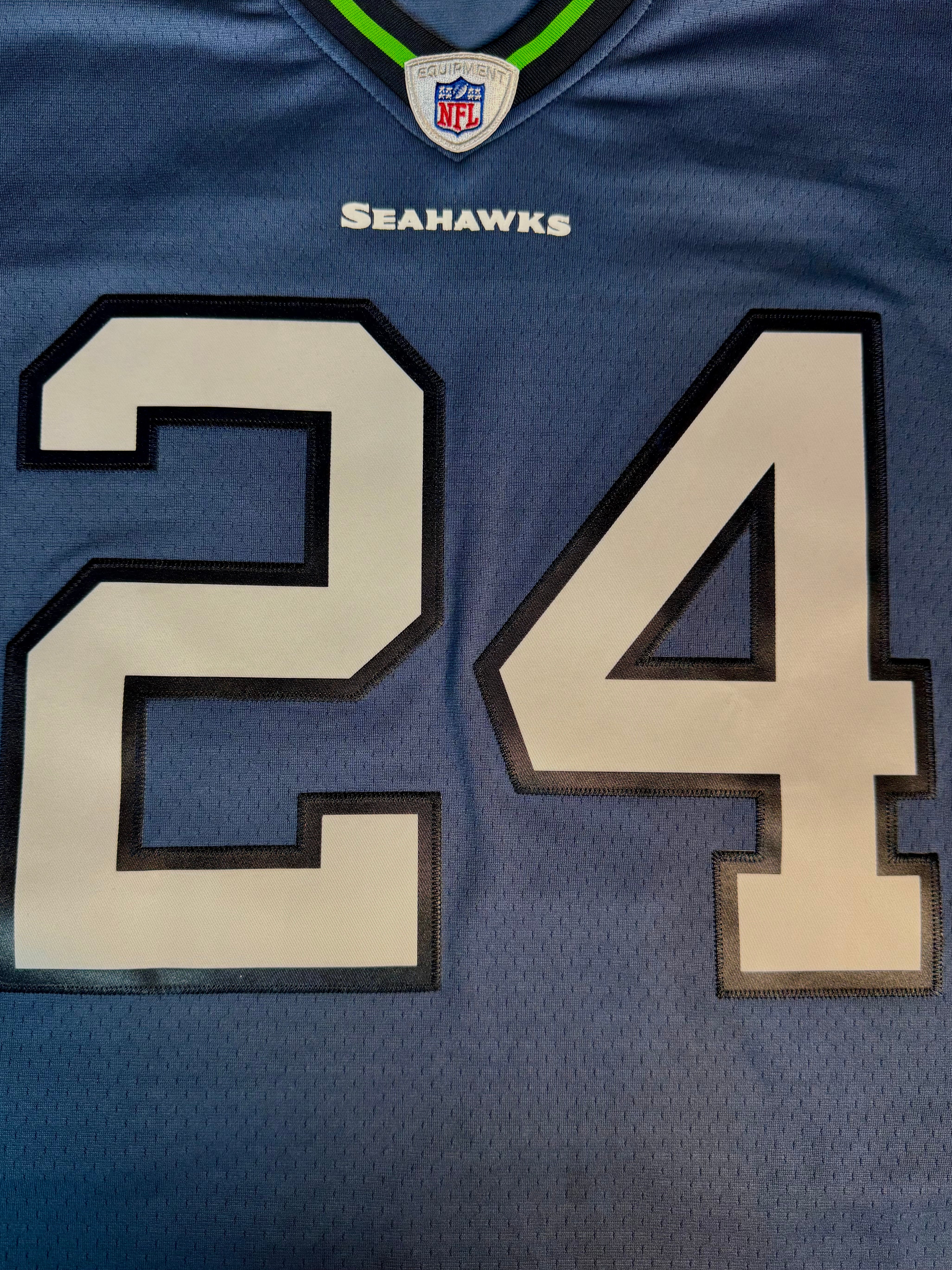 Mitchell & Ness Marshawn Lynch Seattle Seahawks 2010 Legacy Player Jersey - Image 3
